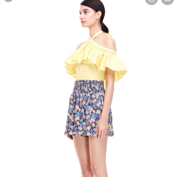 NWT Rebecca Taylor Bare Shoulder Halter Top 🥰 - Picture 3 of 9